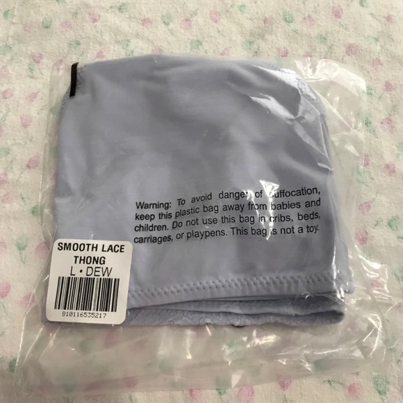 NEW Pepper Smooth Lace Thong L Limited Edition Dew Lavender Purple - Picture 7 of 9